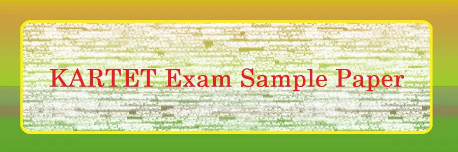 KARTET Exam Sample Paper